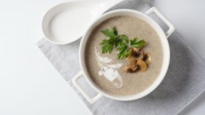 Champignon soep proteine
