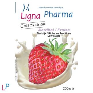 Creamy Drink Aardbei – Ligna Pharma (200 ml)